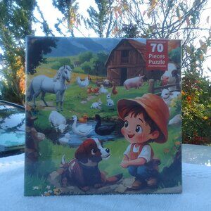 Bundle 1008 pies robot assembly kit&classic puzzle kit "Animal Farm" brand new